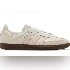 Adidas Samba in Cream and Tan